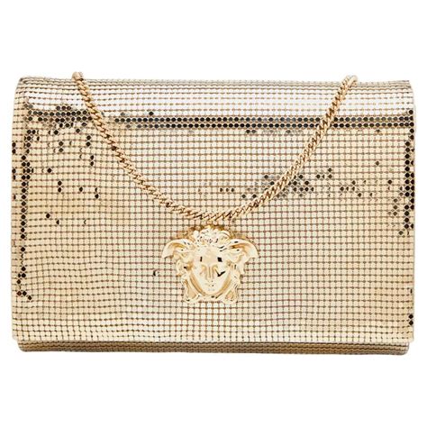 versace gold clutch|Versace clutch sale.